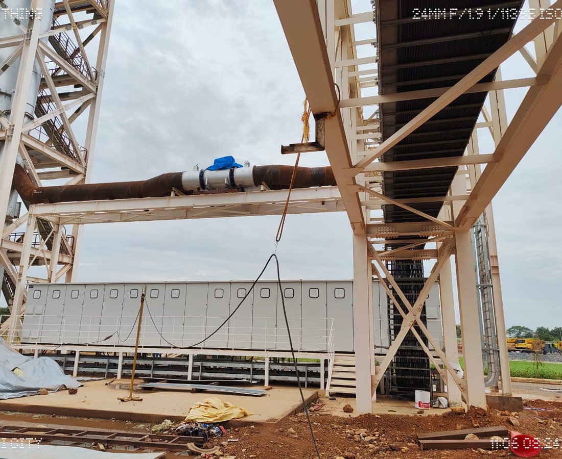 Process piping and structural work